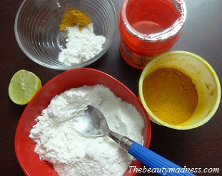 Homemade face pack for dark spots