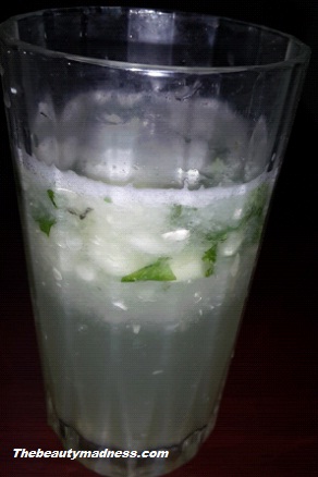 cooling cucumber summer drink